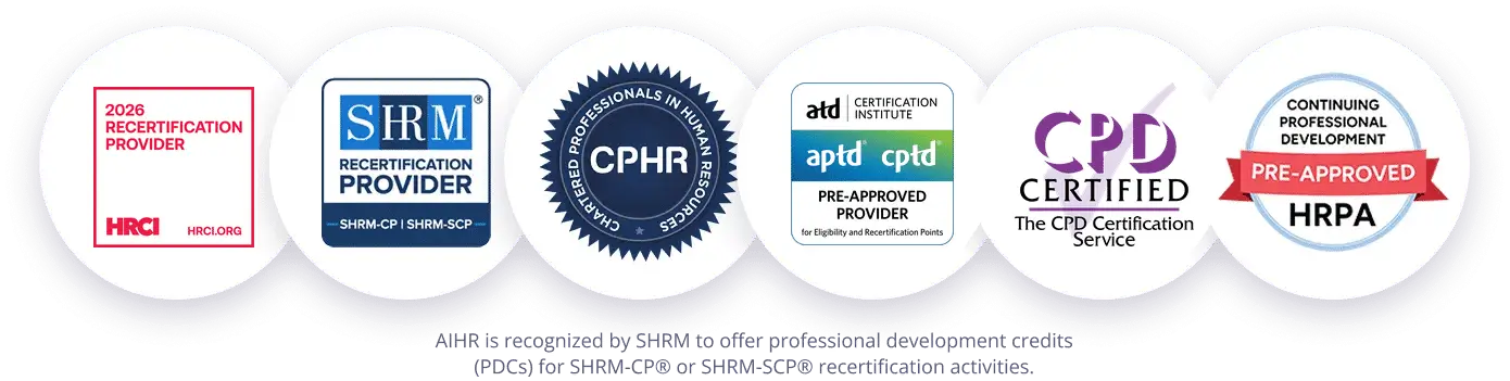 AIHR accreditation partners