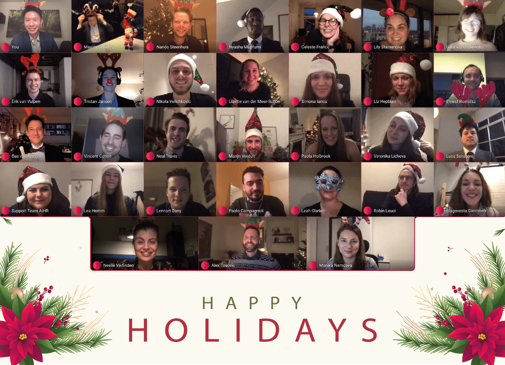 AIHR Team Holiday Greetings