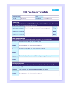 [Free] 360 Feedback Template & How-To Guide For Implementing Yours - AIHR