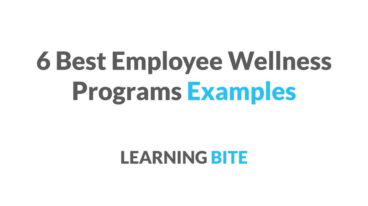 6 Best Employee Wellness Program Examples AIHR