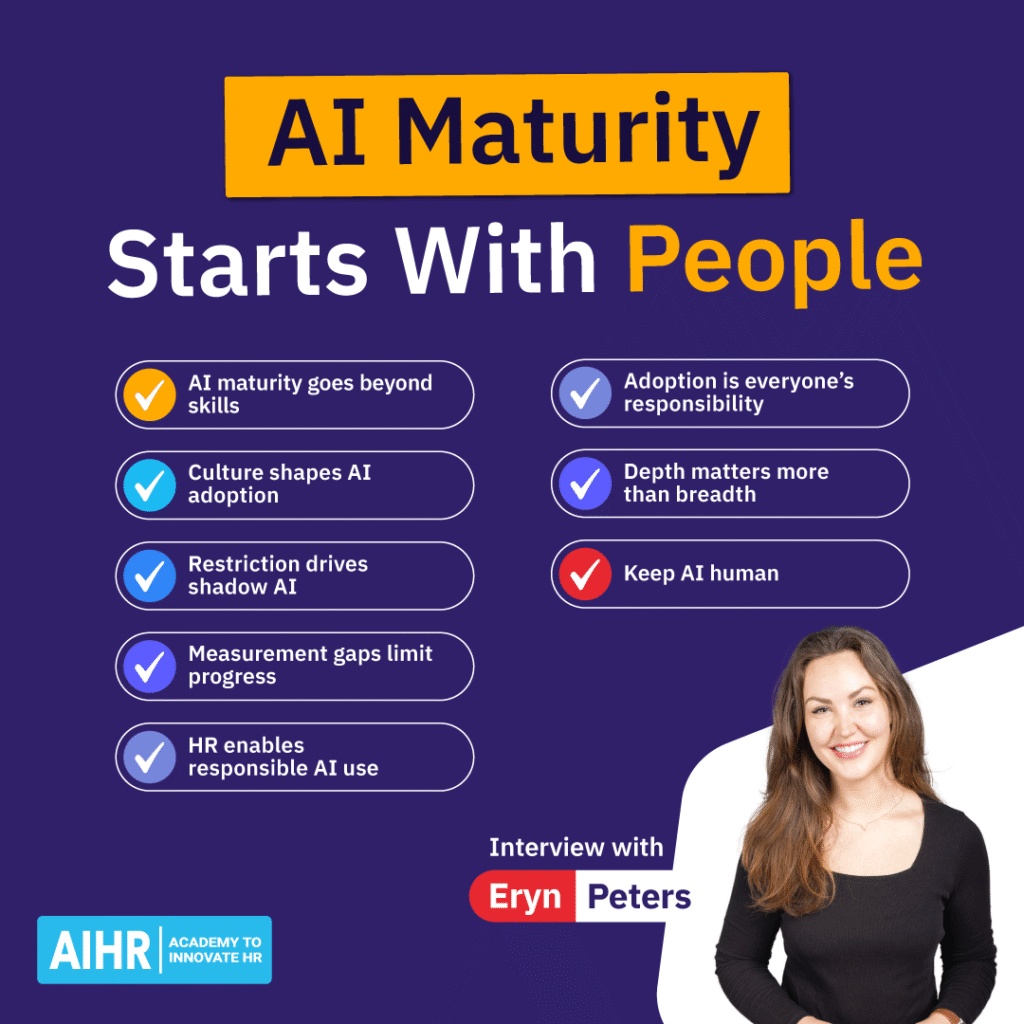 Dieter Veldsman interview with Eryn Peters on AI maturity