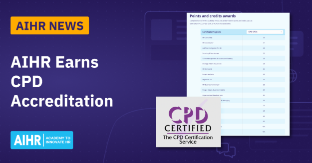 AIHR earns CPD accreditation.