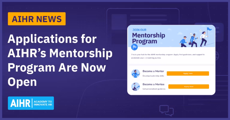 AIHR Opens Applications for the Second Cohort of Its Mentorship Program