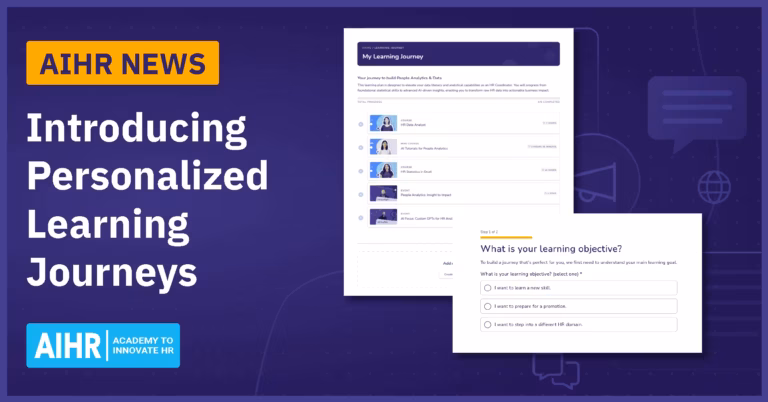 AIHR Introduces Personalized Learning Journeys