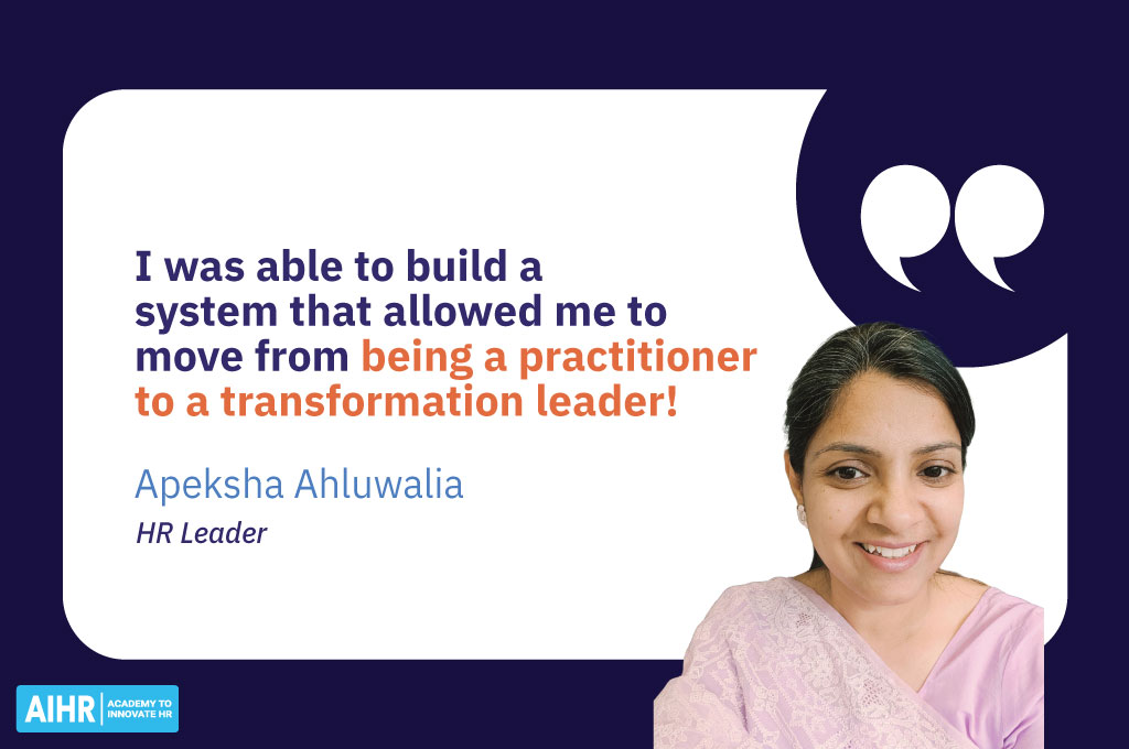 Apeksha’s first quote.