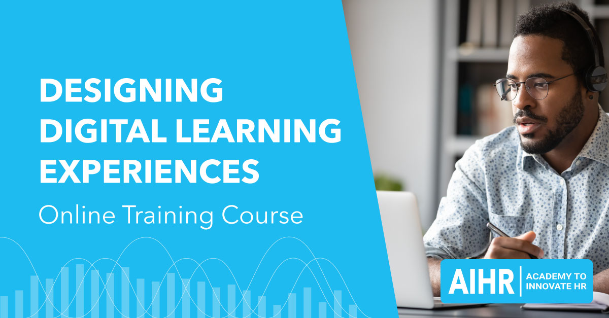 Designing Digital Learning Experiences Online Course AIHR