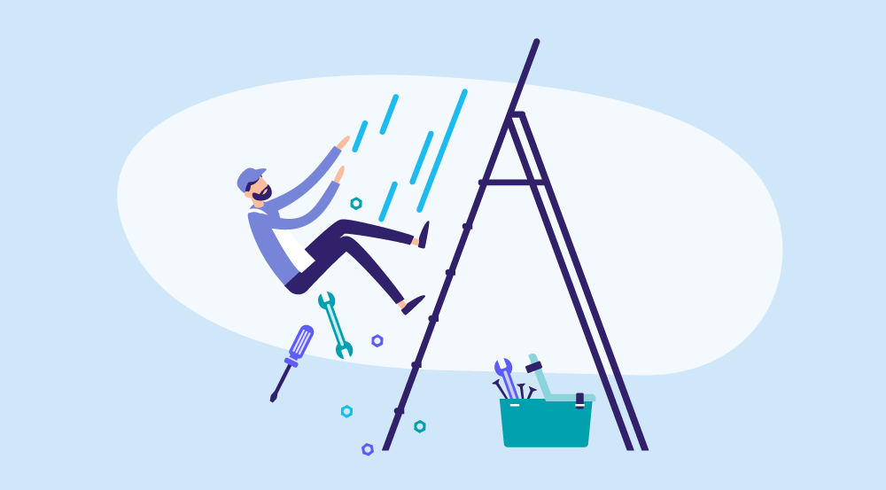 Conceptual illustration representing an employee emergency contact form.