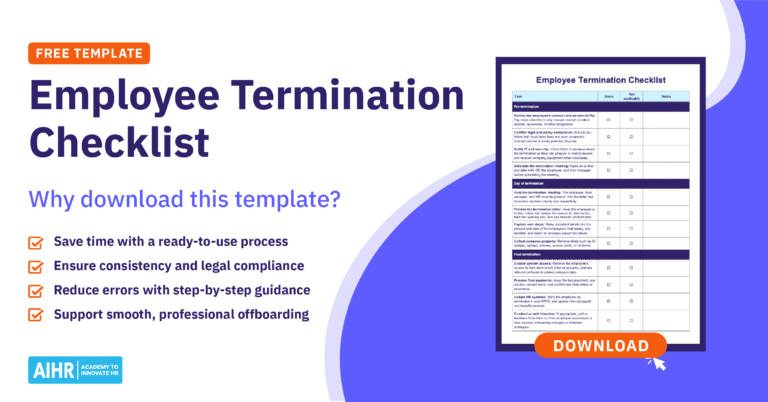 [Free Download] Employee Exit Checklist & Guide - AIHR