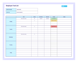 Free Employee Task List Templates and Actionable Guide for 2026 - AIHR