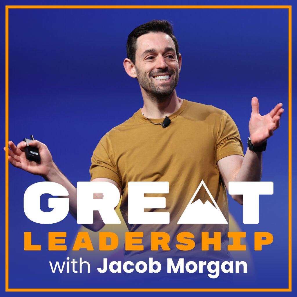 Great Leadership Podcast logo.