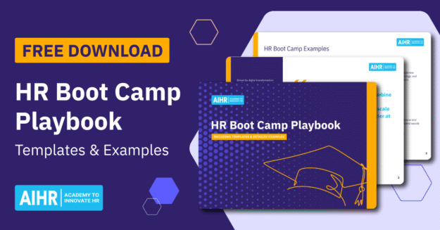 A preview of AIHR's Boot Camp Playbook