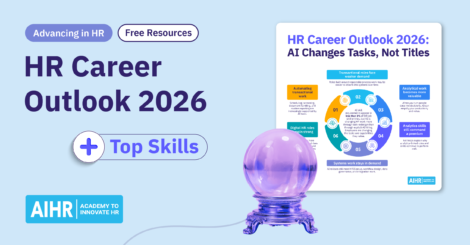 Illustrative image of AIHR's HR career outlook research