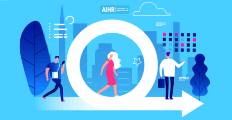 A conceptual representation of HR change management.