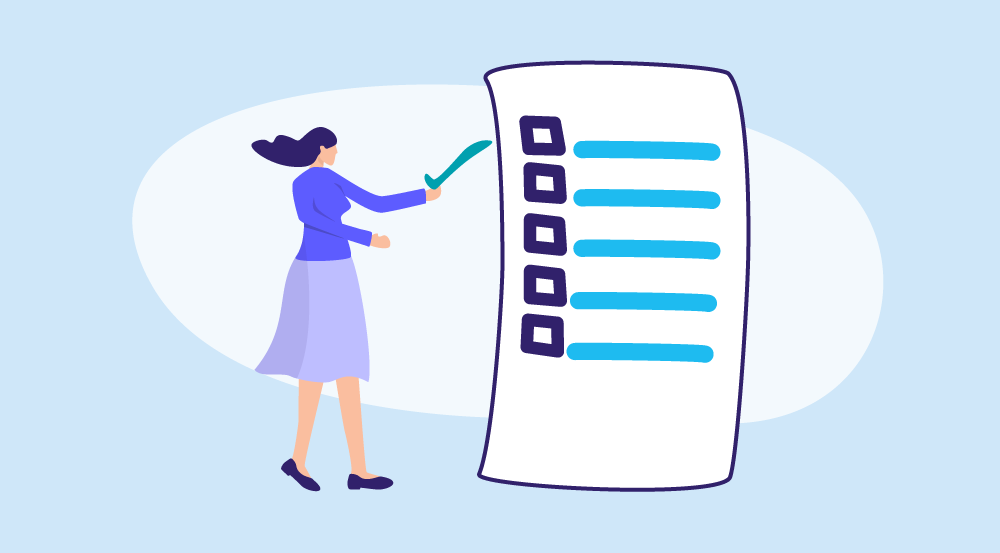 Conceptual illustration representing an HR audit.