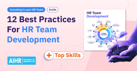 12 best practices for HR team development.