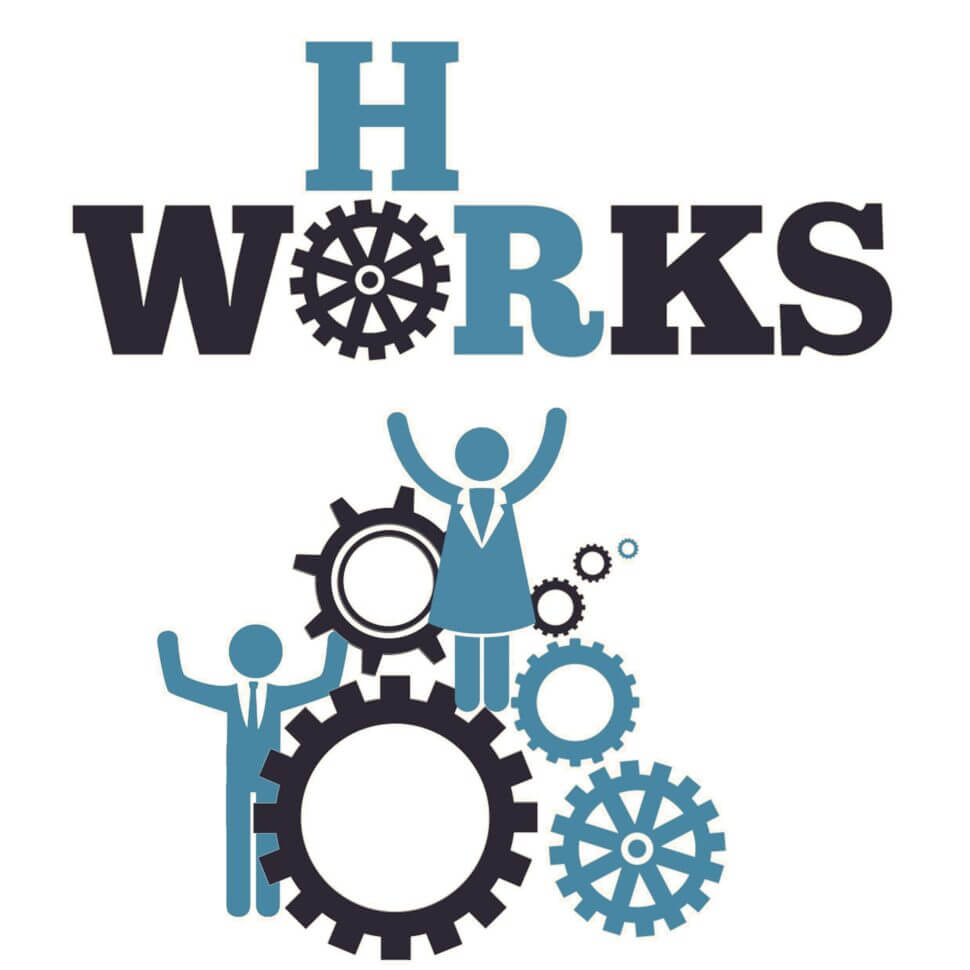 HRWorks Podcast logo.