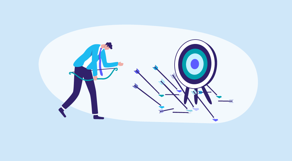 Conceptual illustration representing how to handle employee performance issues.