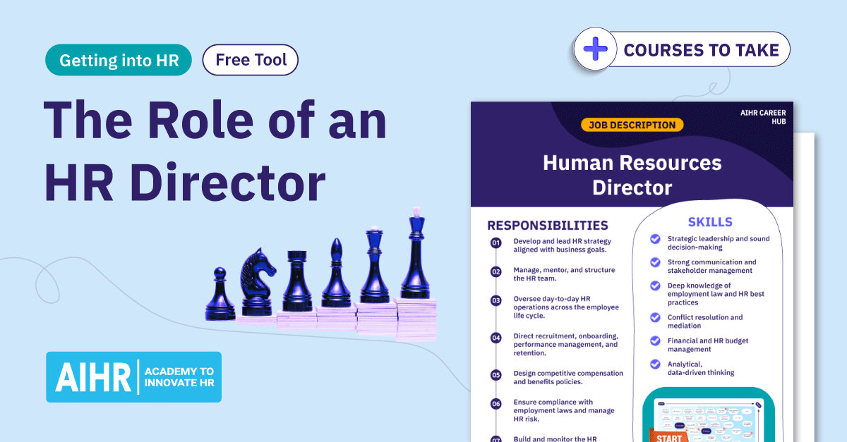A conceptual representation of a Human Resources Director.