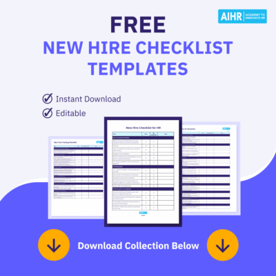 New Hire Checklist: A Complete Guide for HR [+ 4 Free Templates] - AIHR