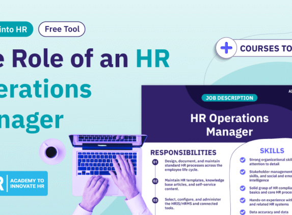 Preview of HR operations manager job description.