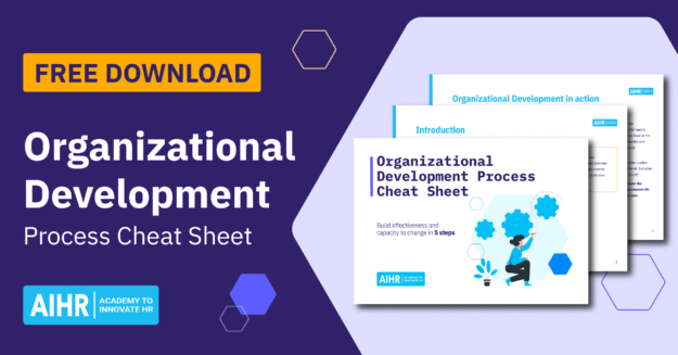 Preview of the organizational development process cheat sheet