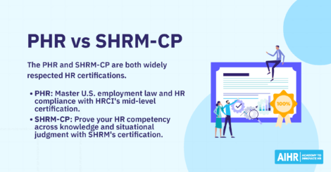 PHR and SHRM-CP are both popular and widely recognized HR certification options.