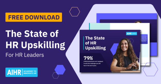 A preview of AIHR's State of HR Upskilling Report.