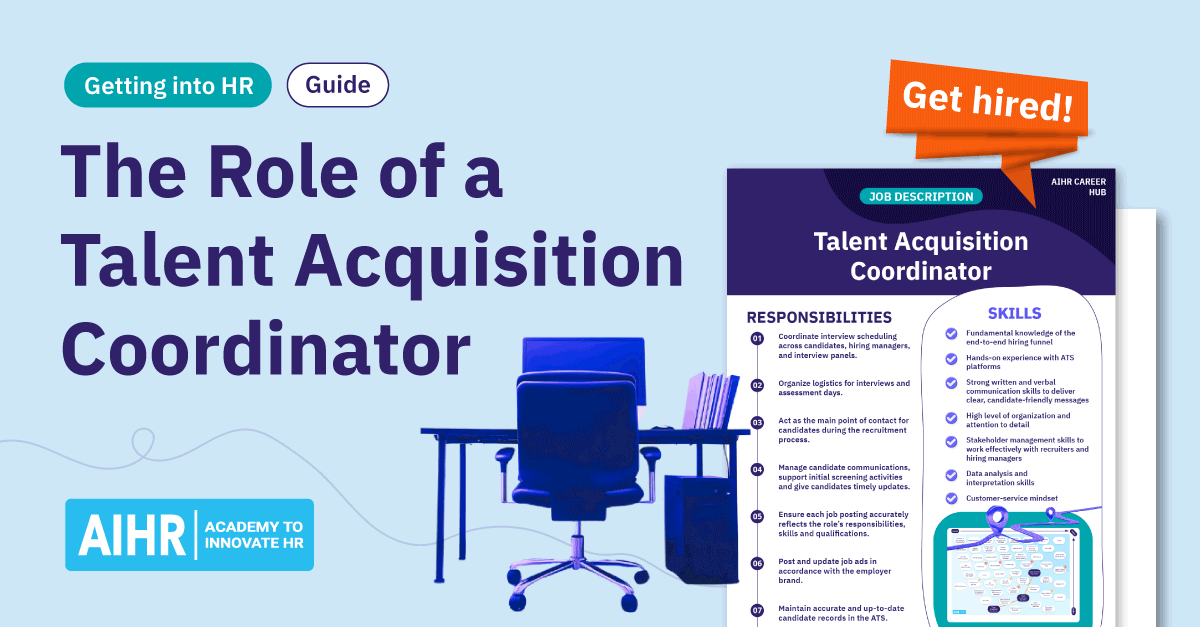 Preview of the role of a talent acquisition coordinator.