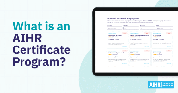 What is an AIHR Certificate Program?