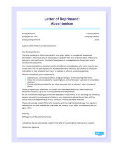 How To Write a Letter of Reprimand [+ Free Templates] - AIHR