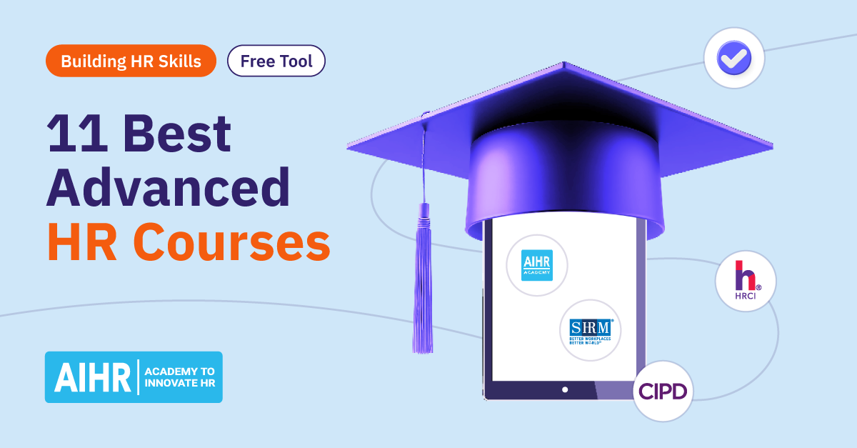 A conceptual representation of advanced hr courses.