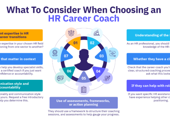 7 things to consider when choosing an HR career coach.