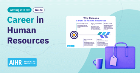 Guide cover about starting a career in human resources with reasons to choose HR.