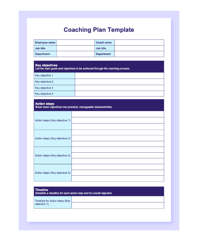 Plan Template Exlearn Company Infoupdate