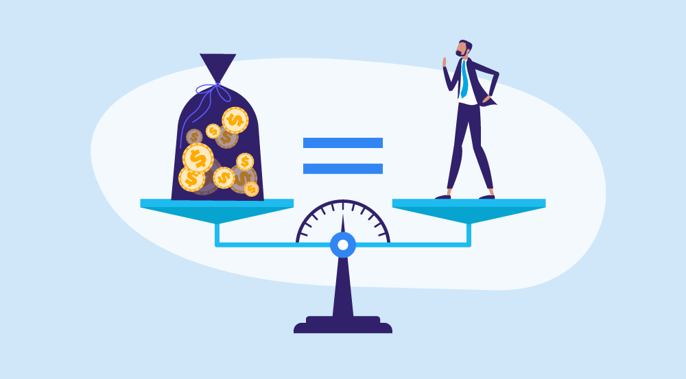 A conceptual idea of a compensation analysis template.