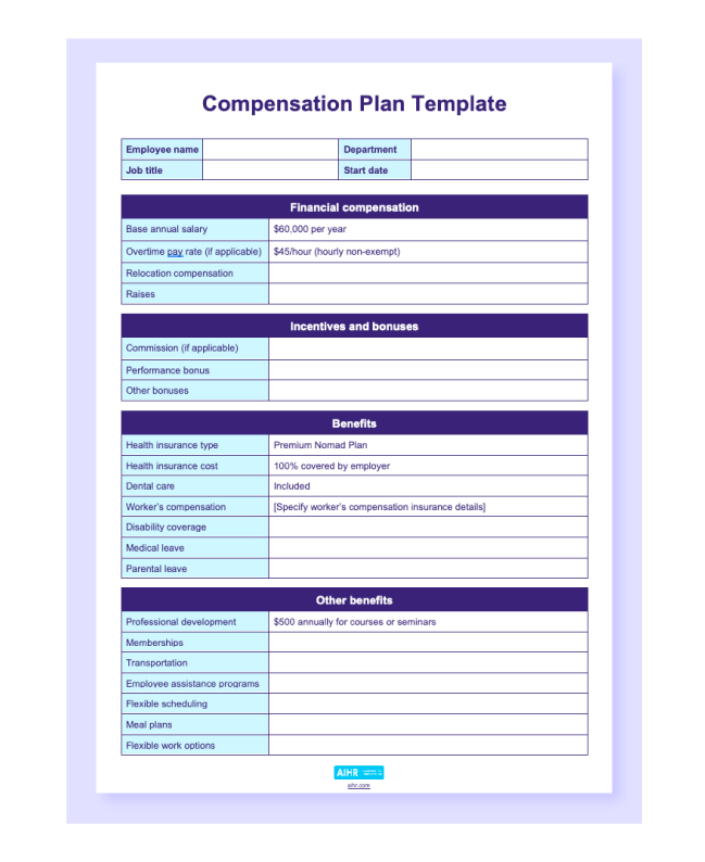 Employee Salary And Benefits Template Pdf Infoupdate Employee Salary And Benefits Template Pdf Infoupdate