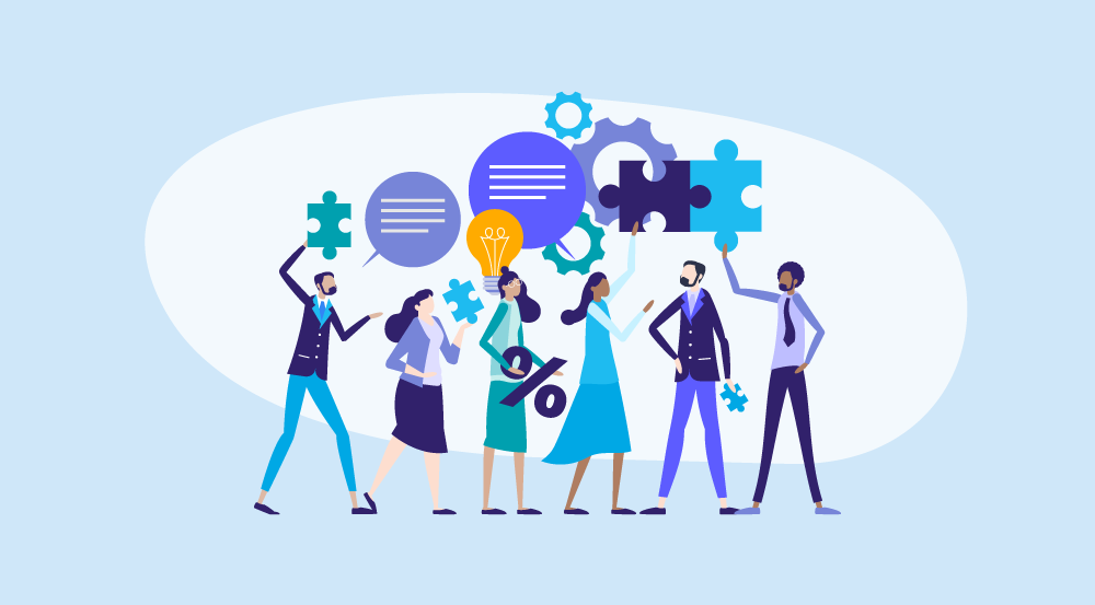 A conceptual representation of employee engagement examples. 