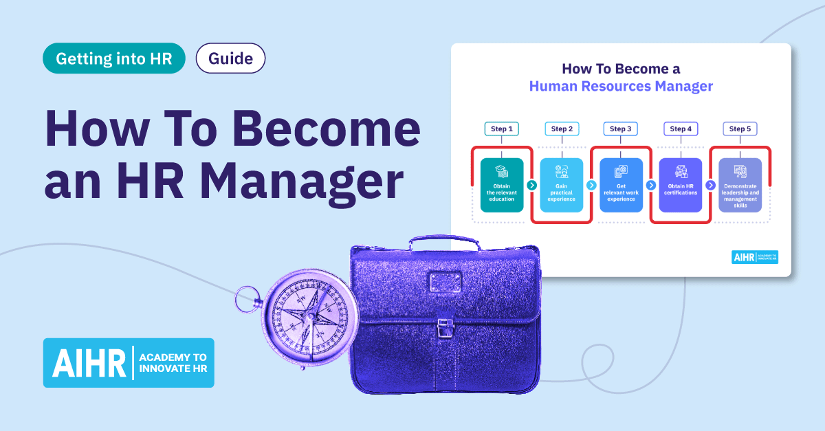 how To Become Human Resources Manager Cover