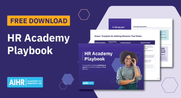 A preview of AIHR's HR Academy Playbook.