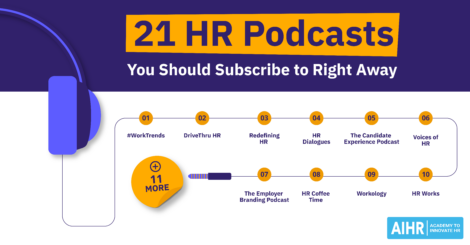 A list of HR podcasts you should subscribe right away.