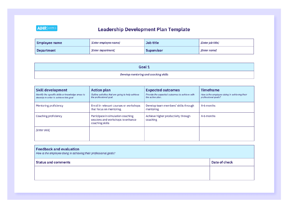7 Steps To Create A Leadership Development Plan Free Template AIHR 7 Steps To Create A Leadership Development Plan Free Template AIHR