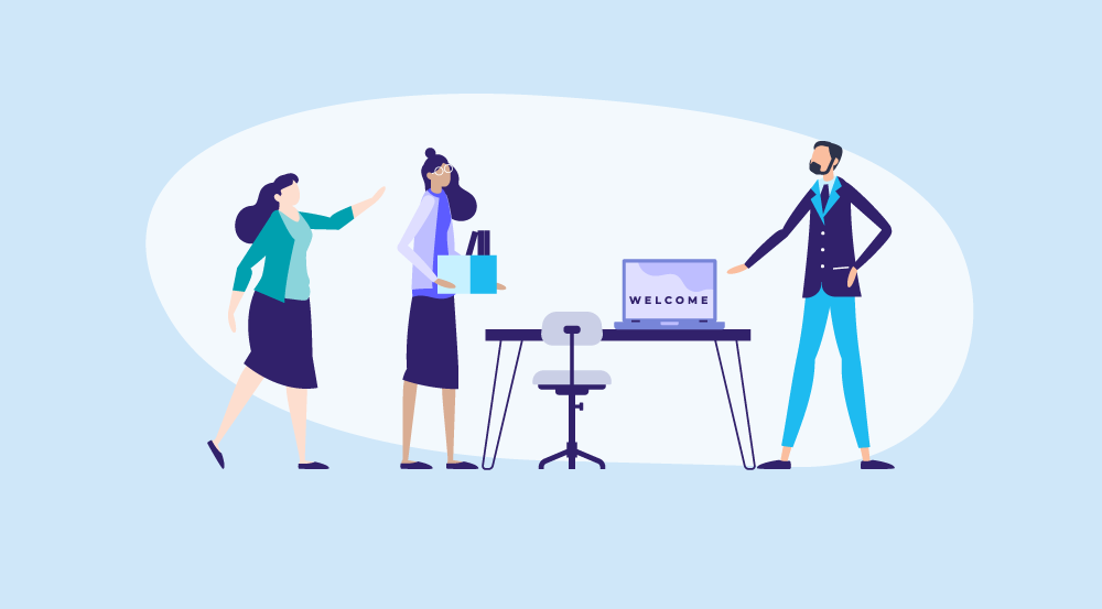Conceptual representation of onboarding process examples.