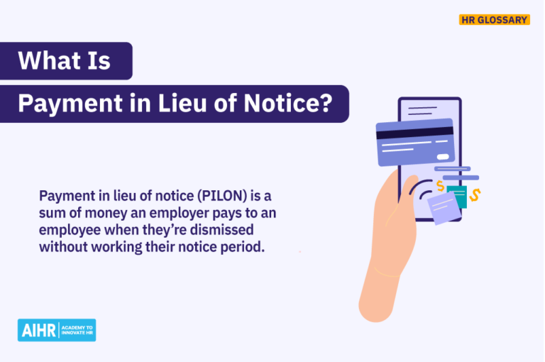 What Is Pilon What Is Payment in Lieu of Notice? | HR Glossary - AIHR