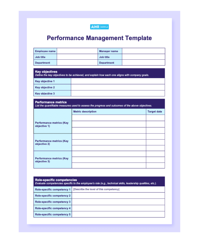 5 Essential Performance Management Templates For A Thriving Workforce 5 Essential Performance Management Templates For A Thriving Workforce