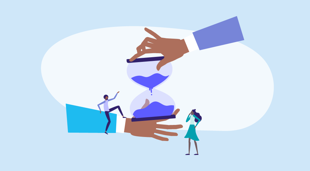 A conceptual idea of time draining HR tasks.