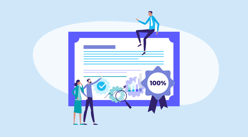 Conceptual depiction of HR certifications.